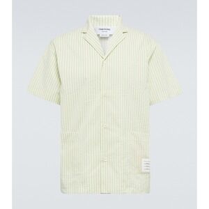 Thom Browne Striped Seersucker Bowling Shirt Size L (3)